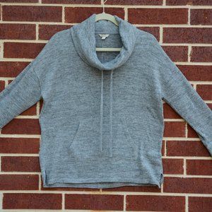 Sonoma Cowl Neck Sweatshirt with Front Pocket Top Misses Women's M